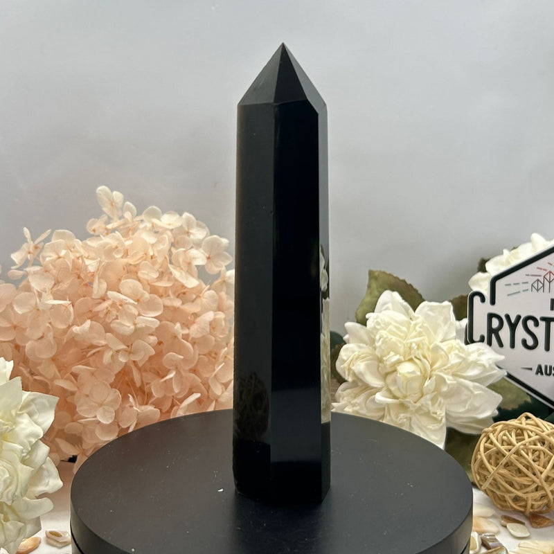 Silver Obsidian Tower 186g