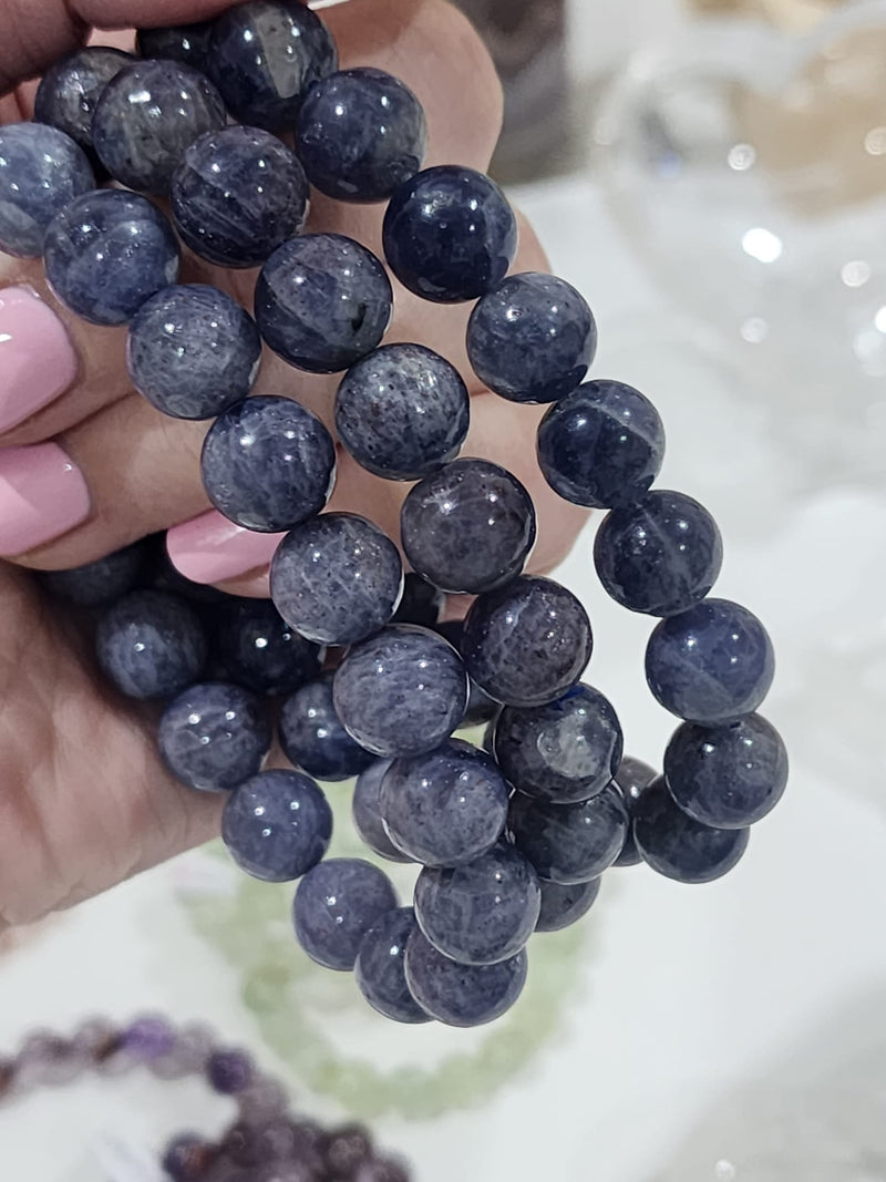 Cordierite (Iolite) Bracelet 10mm