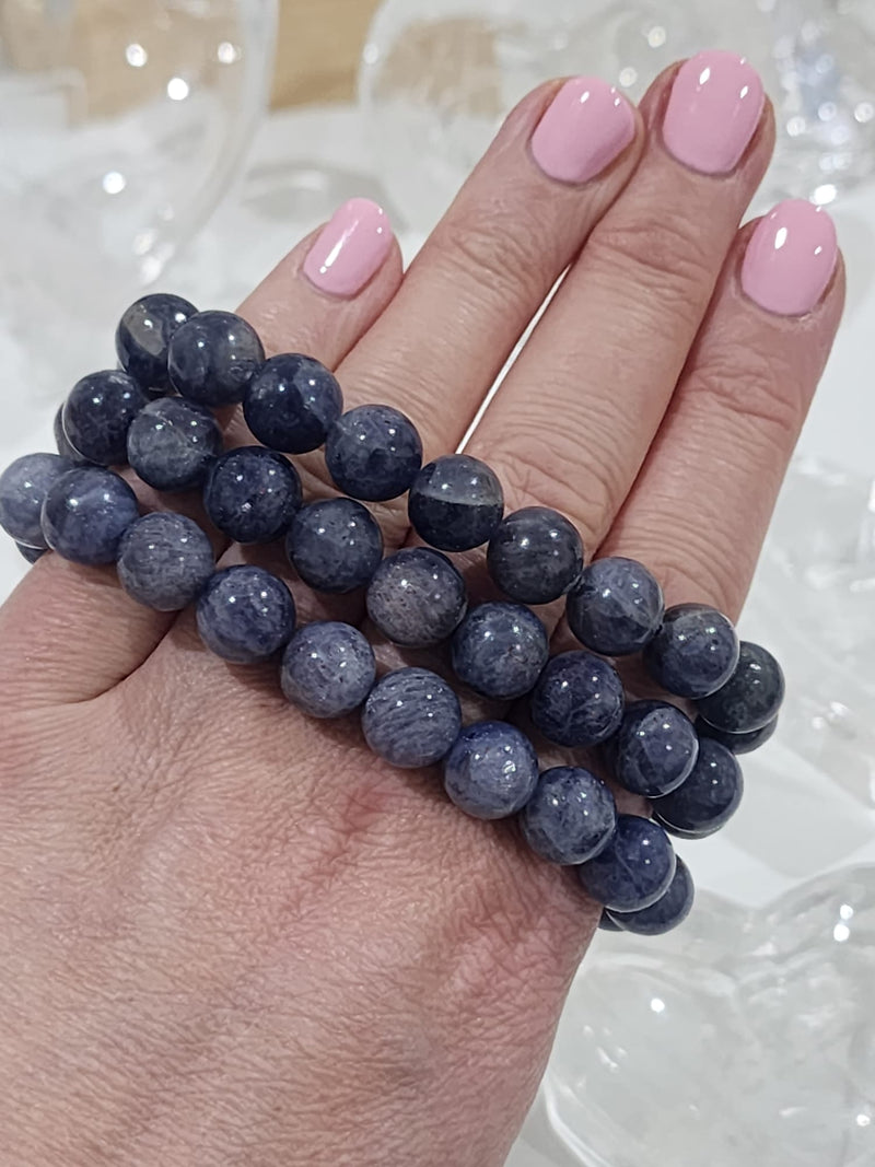 Cordierite (Iolite) Bracelet 10mm