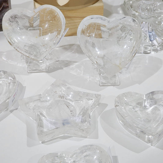 Clear Quartz Heart Bowl 160g