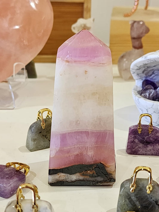 Pink Aragonite Tower