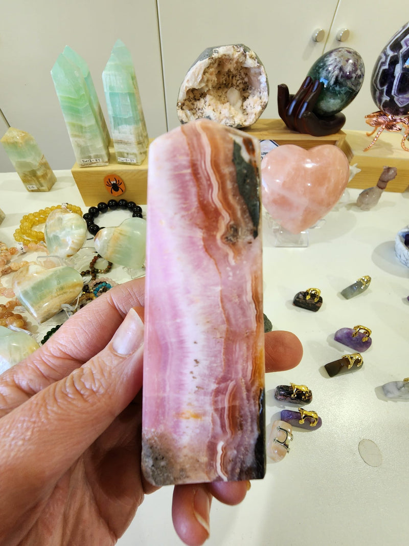 Pink Aragonite Tower