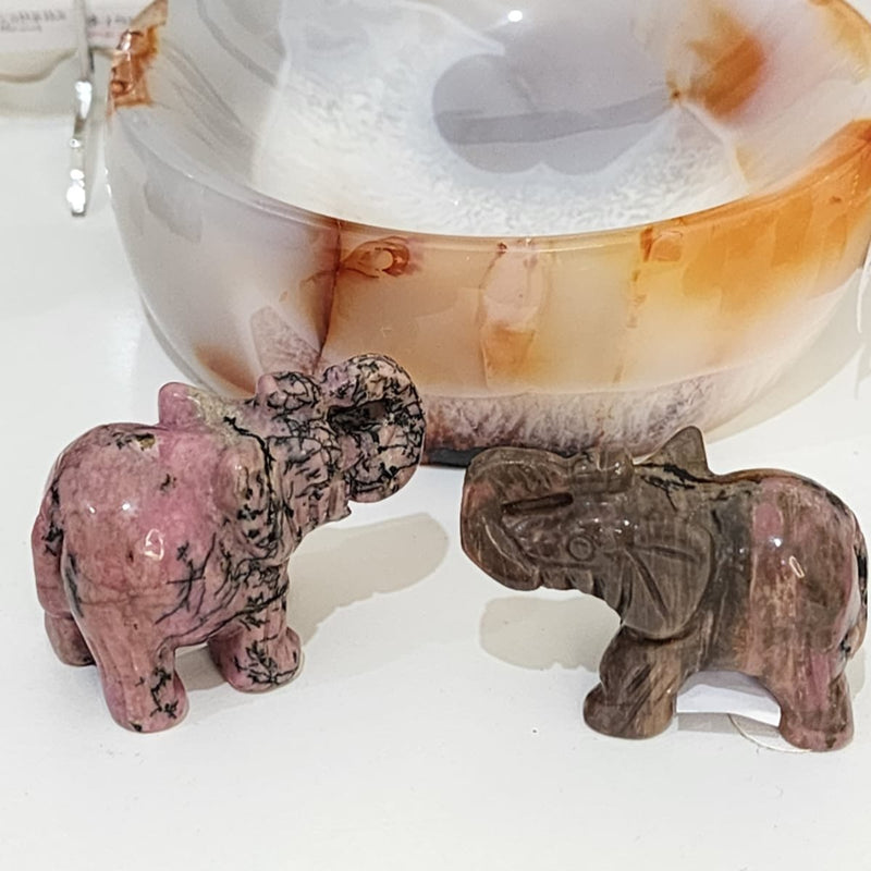 Rhodonite Elephant