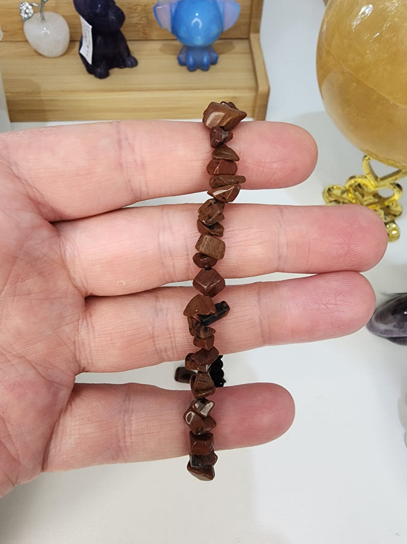 Mahogany Obsidian Bracelet Draw String