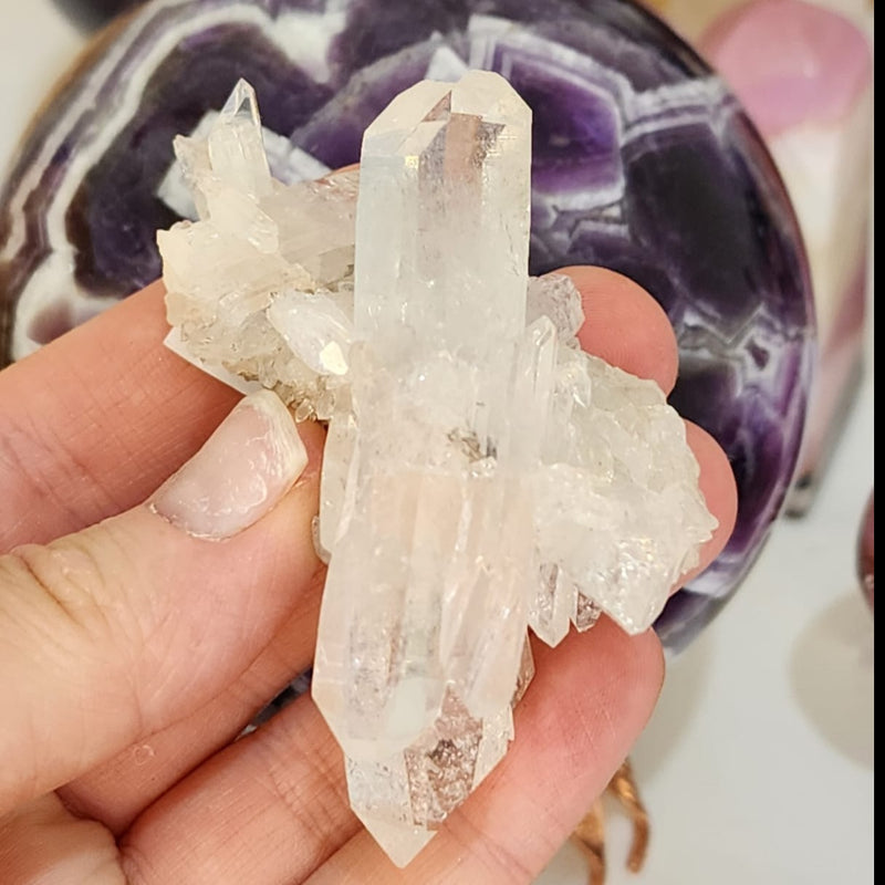 Lithium Lemurian Quartz (RARE) Brazil Cluster