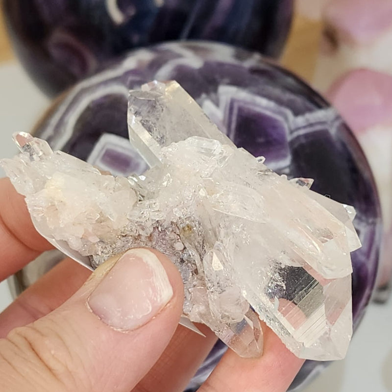 Lithium Lemurian Quartz (RARE) Brazil Cluster