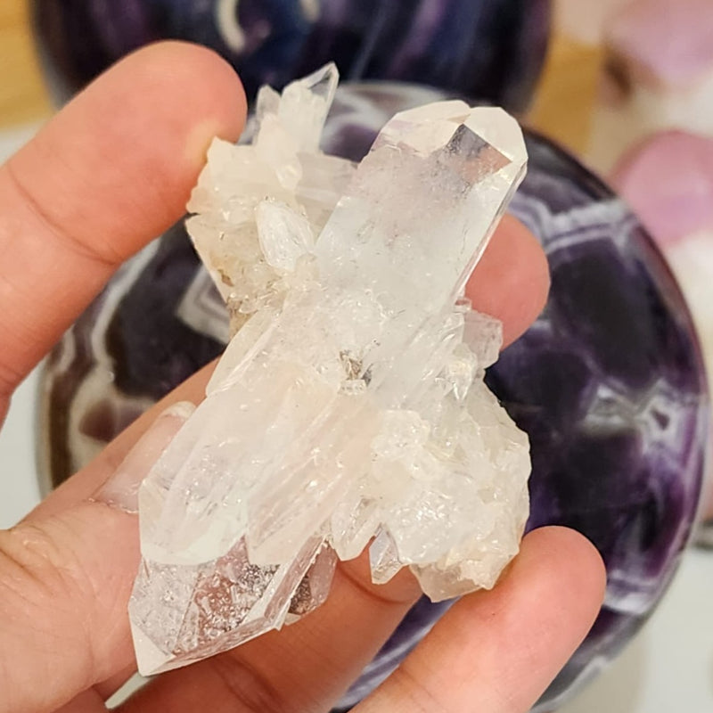 Lithium Lemurian Quartz (RARE) Brazil Cluster