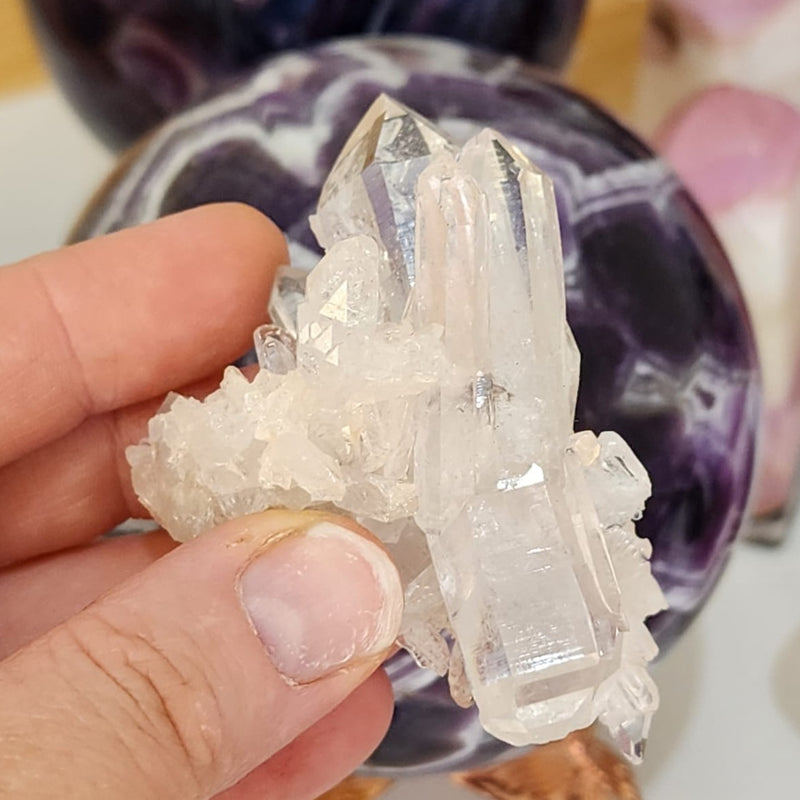 Lithium Lemurian Quartz (RARE) Brazil Cluster