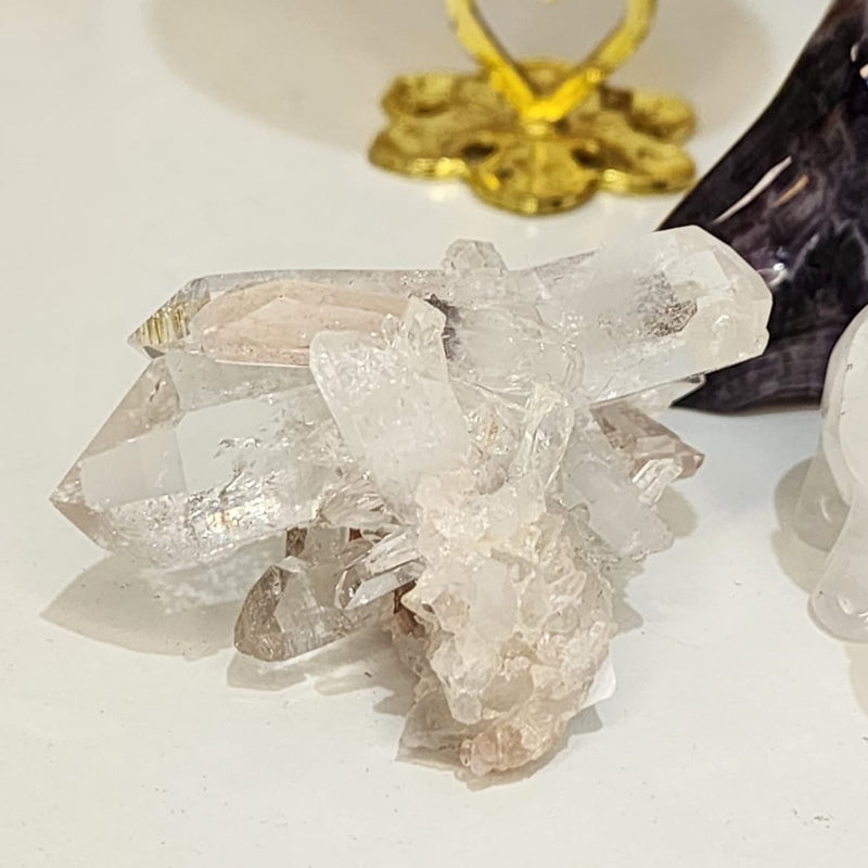 Lithium Lemurian Quartz (RARE) Brazil Cluster