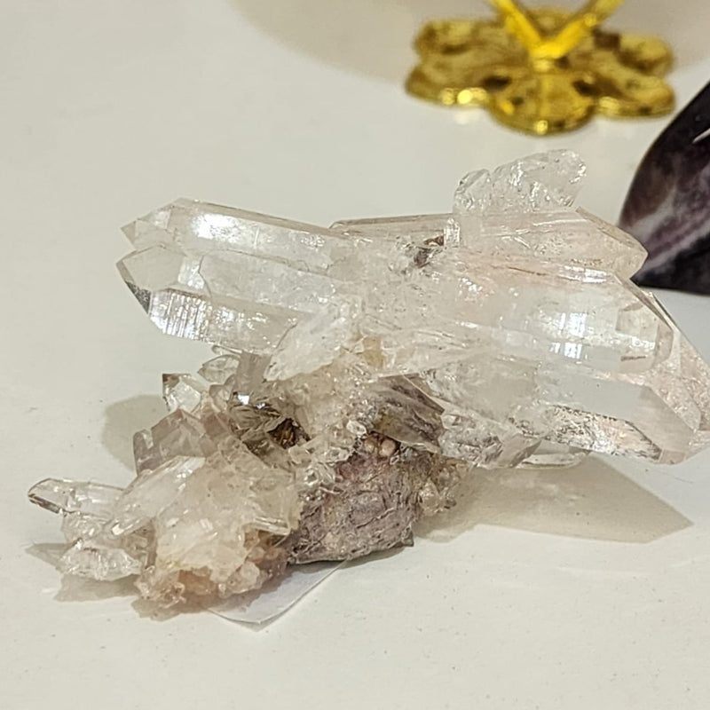 Lithium Lemurian Quartz (RARE) Brazil Cluster