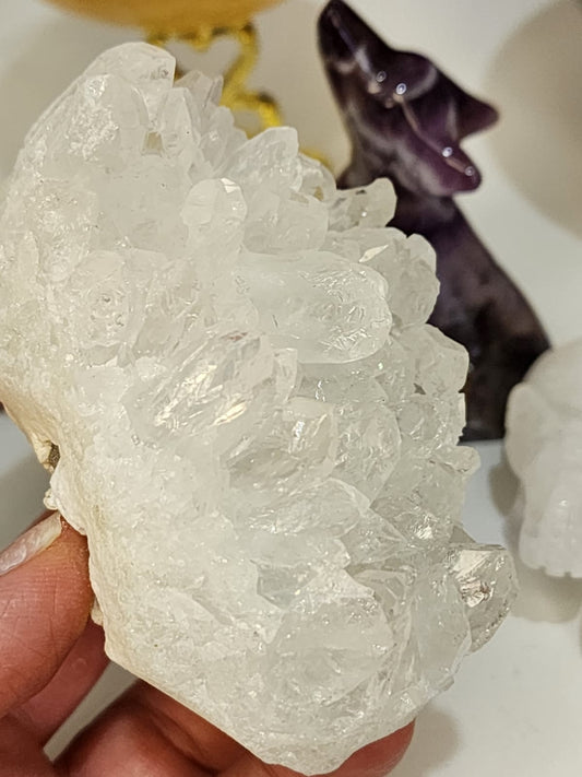 Zeolite Mineral Specimen Apophyllite 279g
