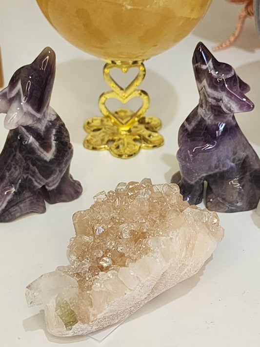 Zeolite Mineral Apophyllite + Quartz 174g