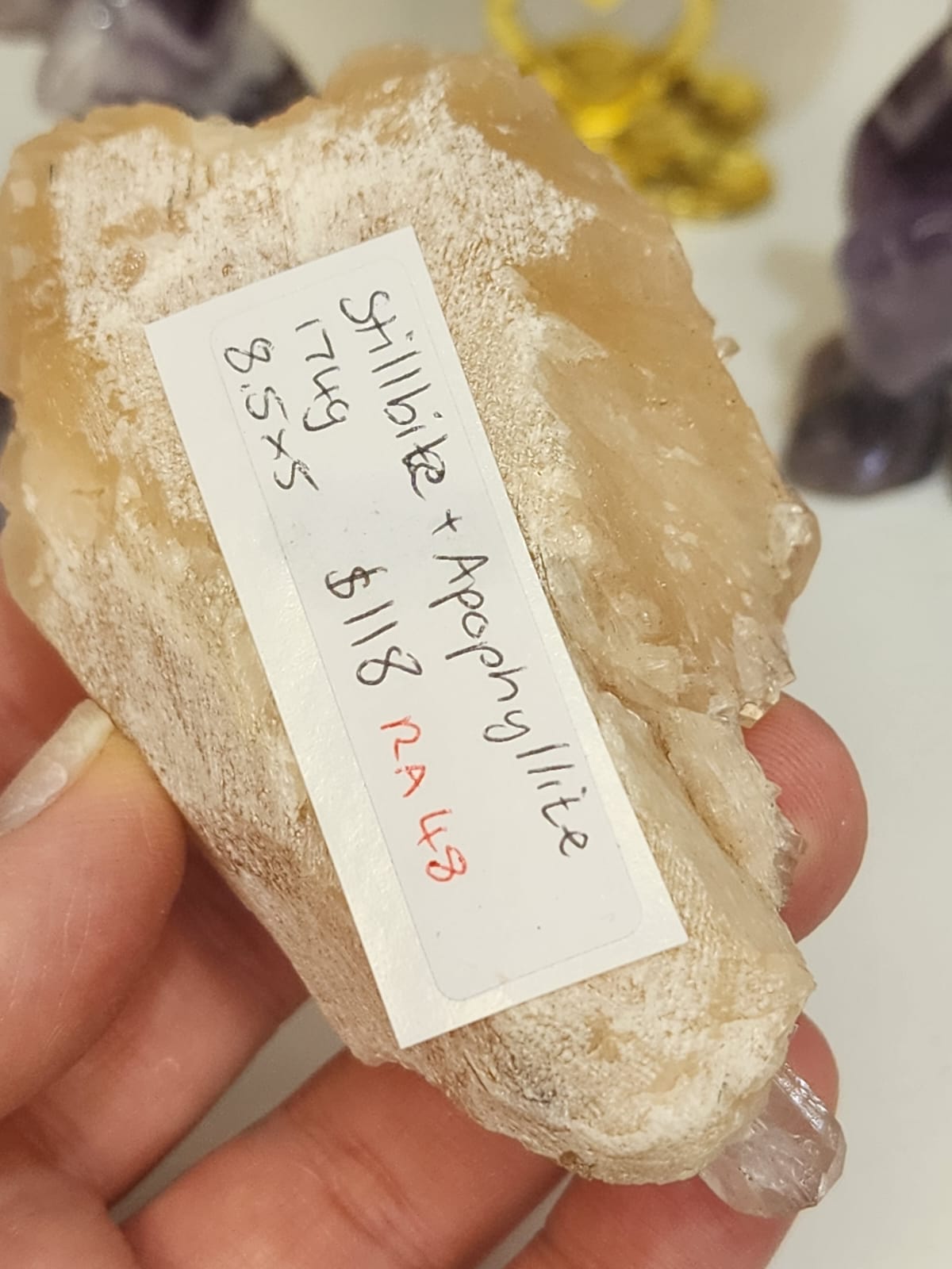 Zeolite Mineral Apophyllite + Quartz 174g