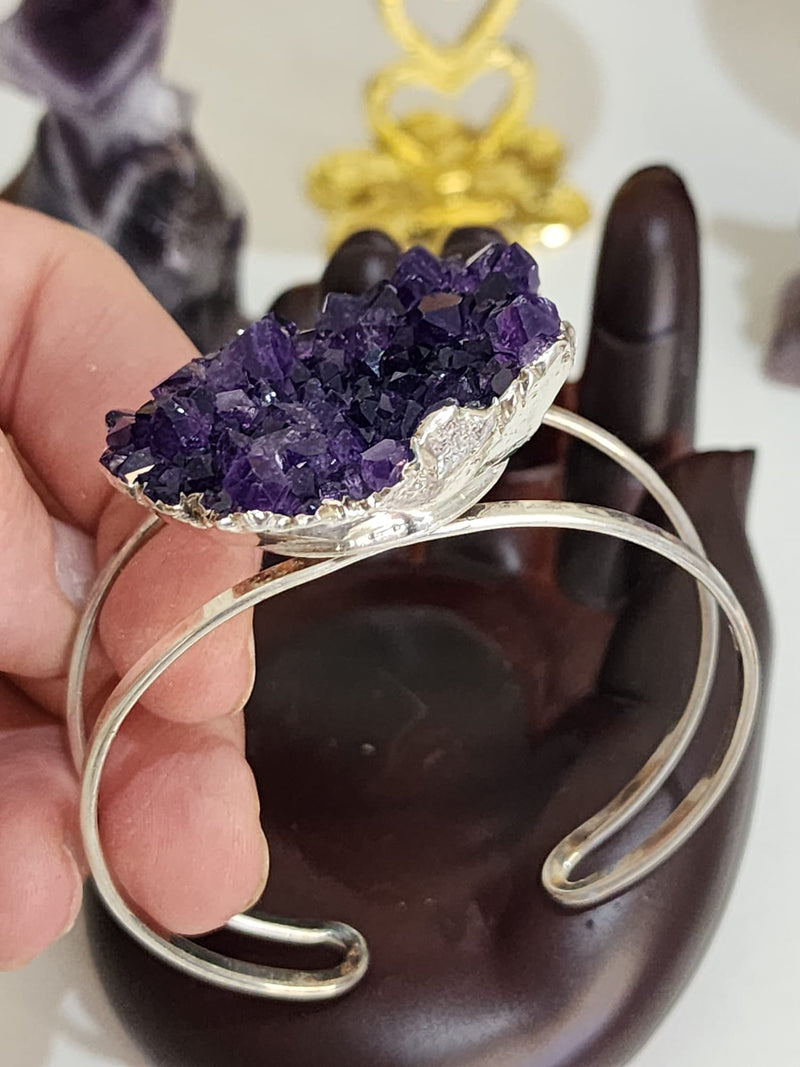 Amethyst Cluster Bracelet