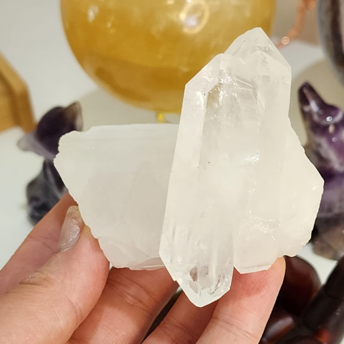 Clear Quartz Cluster 66g