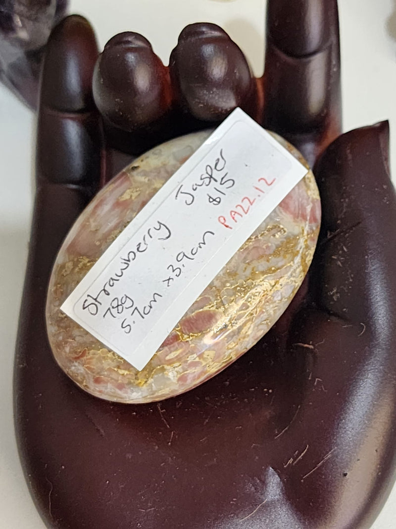 Strawberry Jasper Palm 78g