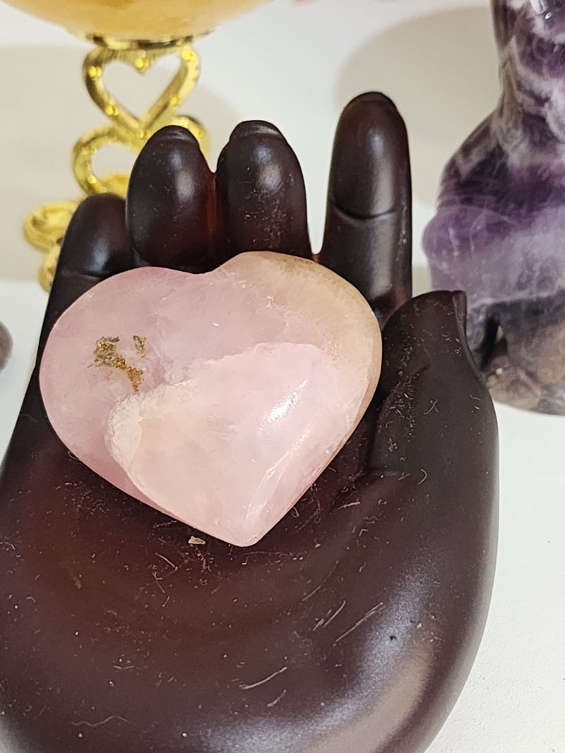 Pink Aragonite Heart