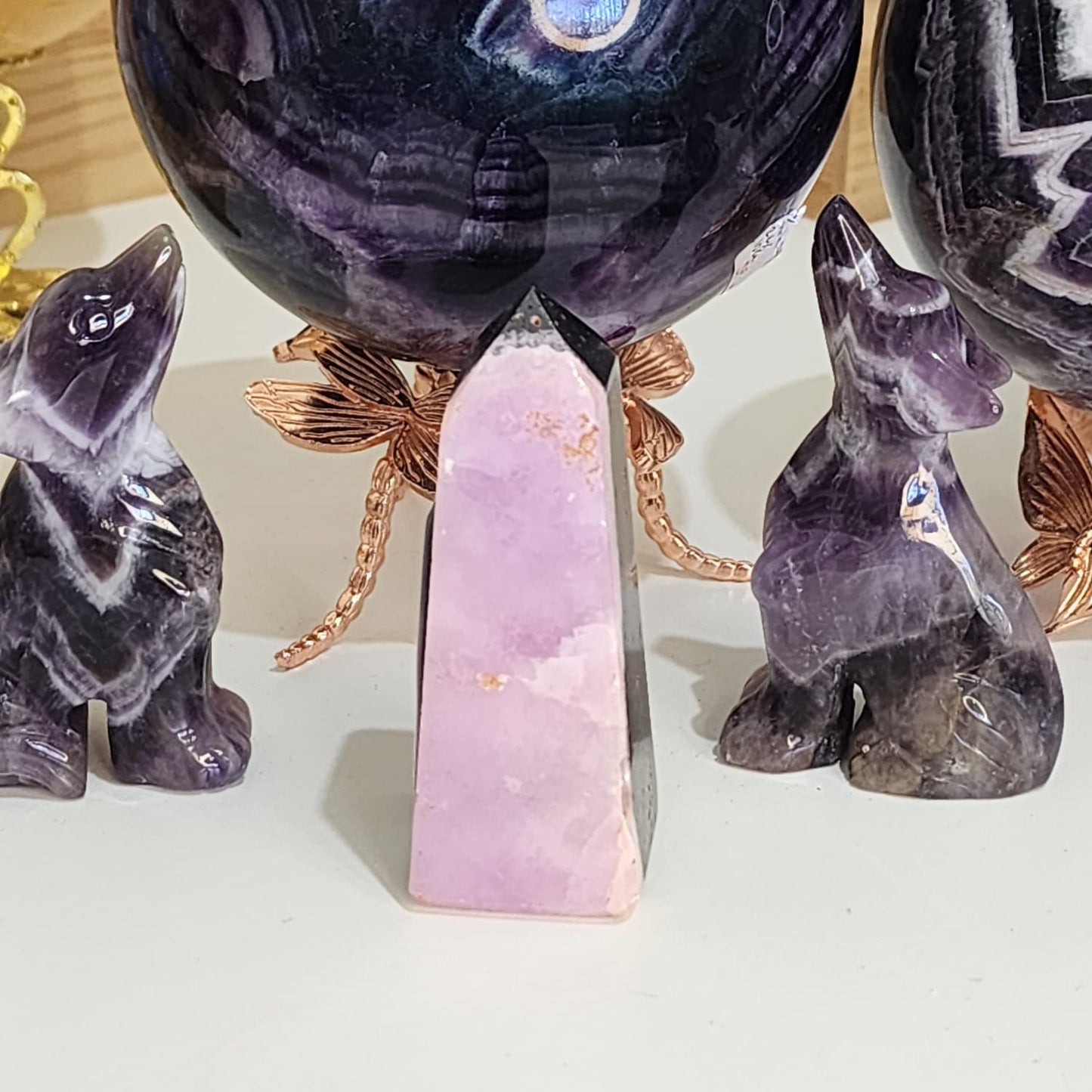Pink Aragonite Tower