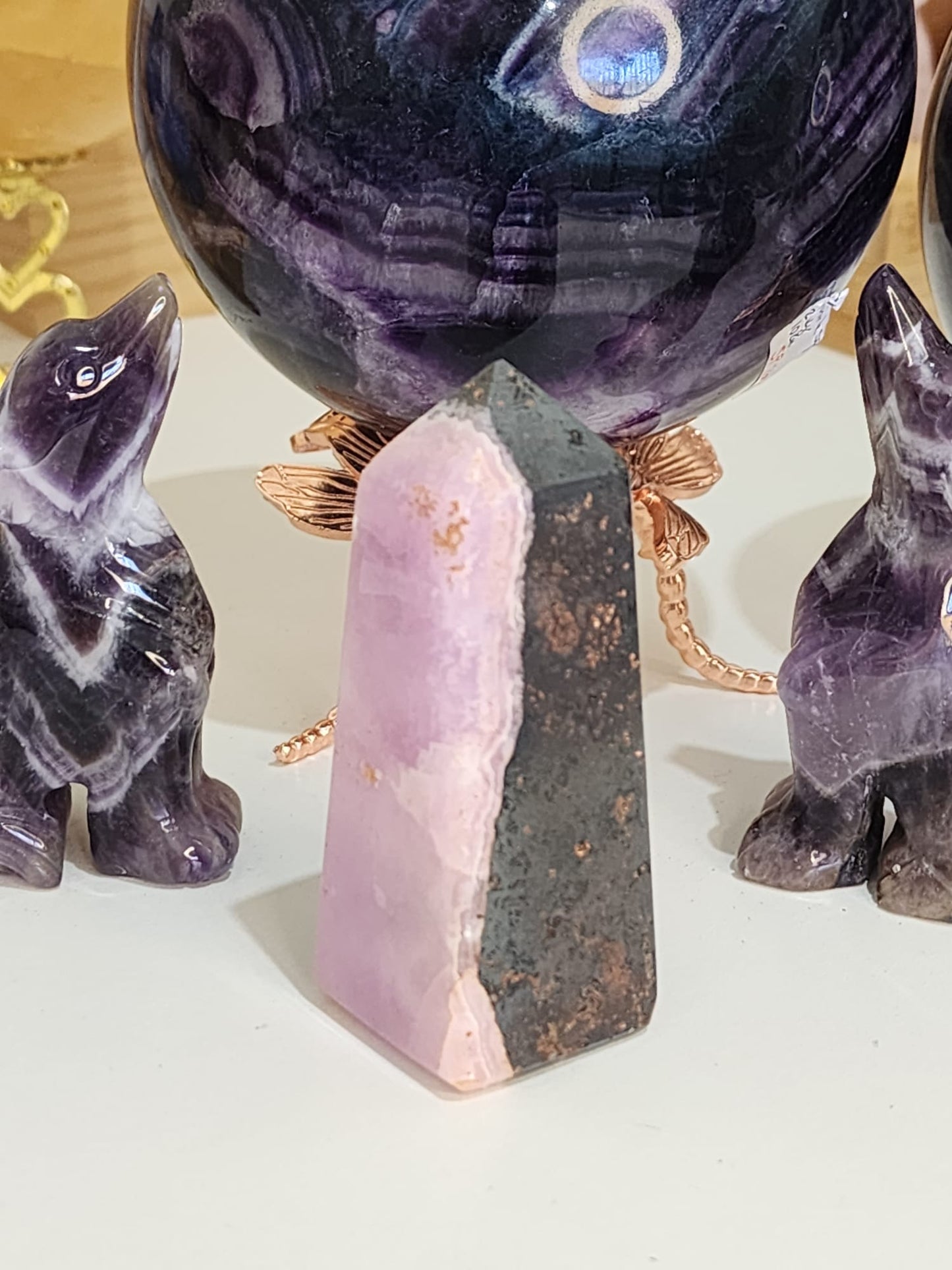 Pink Aragonite Tower