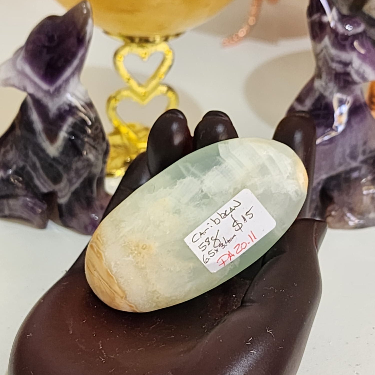 Caribbean Blue Calcite