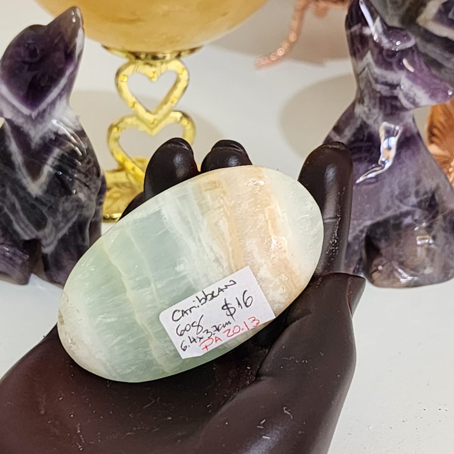 Caribbean Blue Calcite