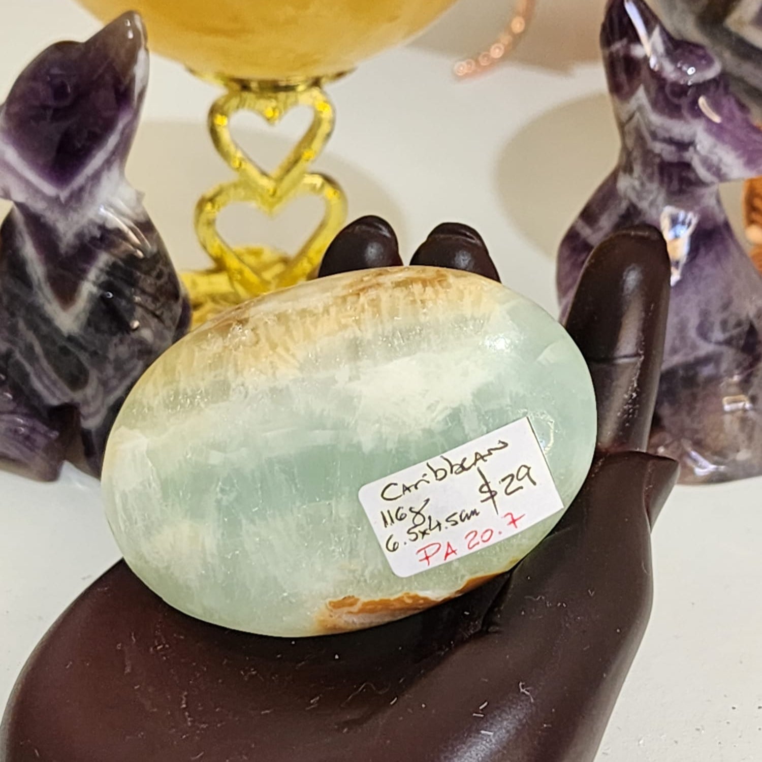 Caribbean Blue Calcite