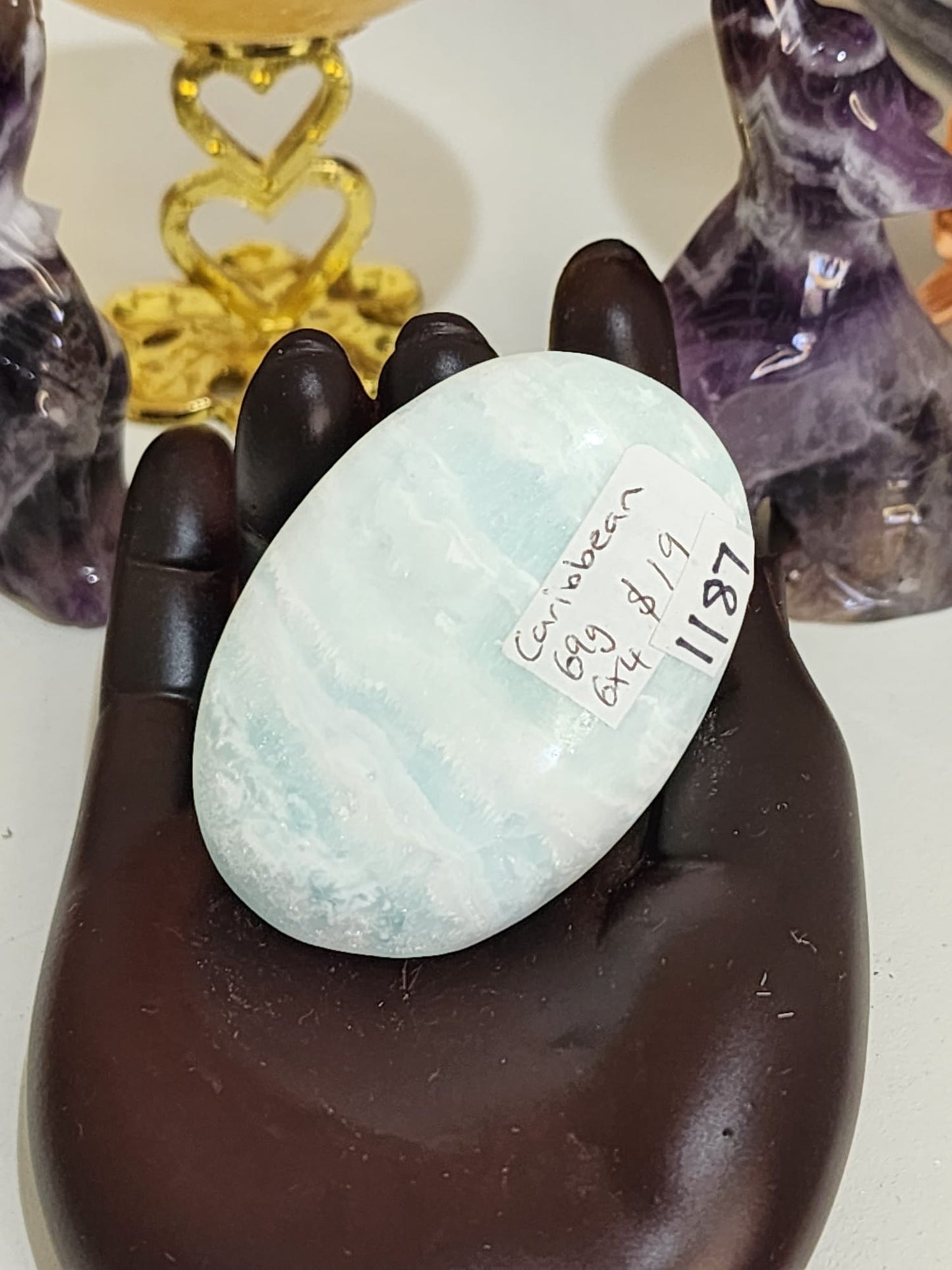 Caribbean Blue Calcite