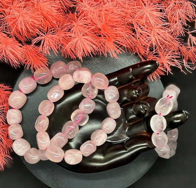 Rose Quarts Bracelets -Large bead