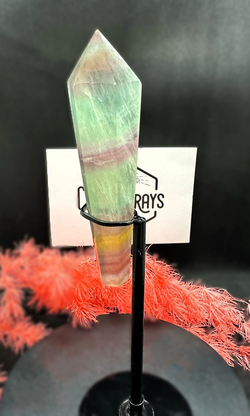 Rainbow Fluorite Wand