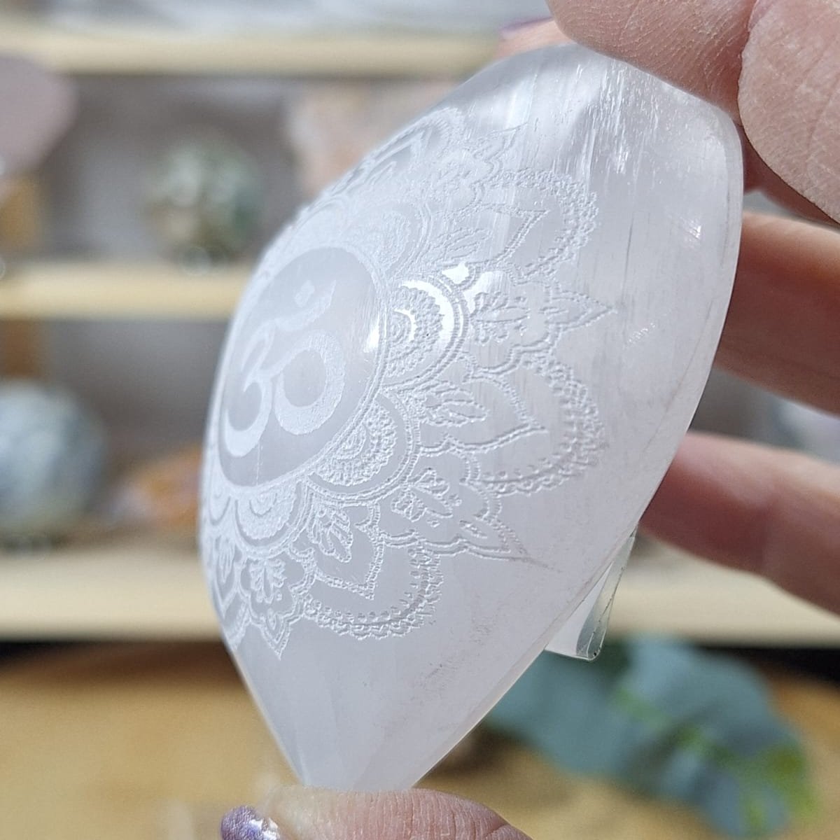 Selenite Heart