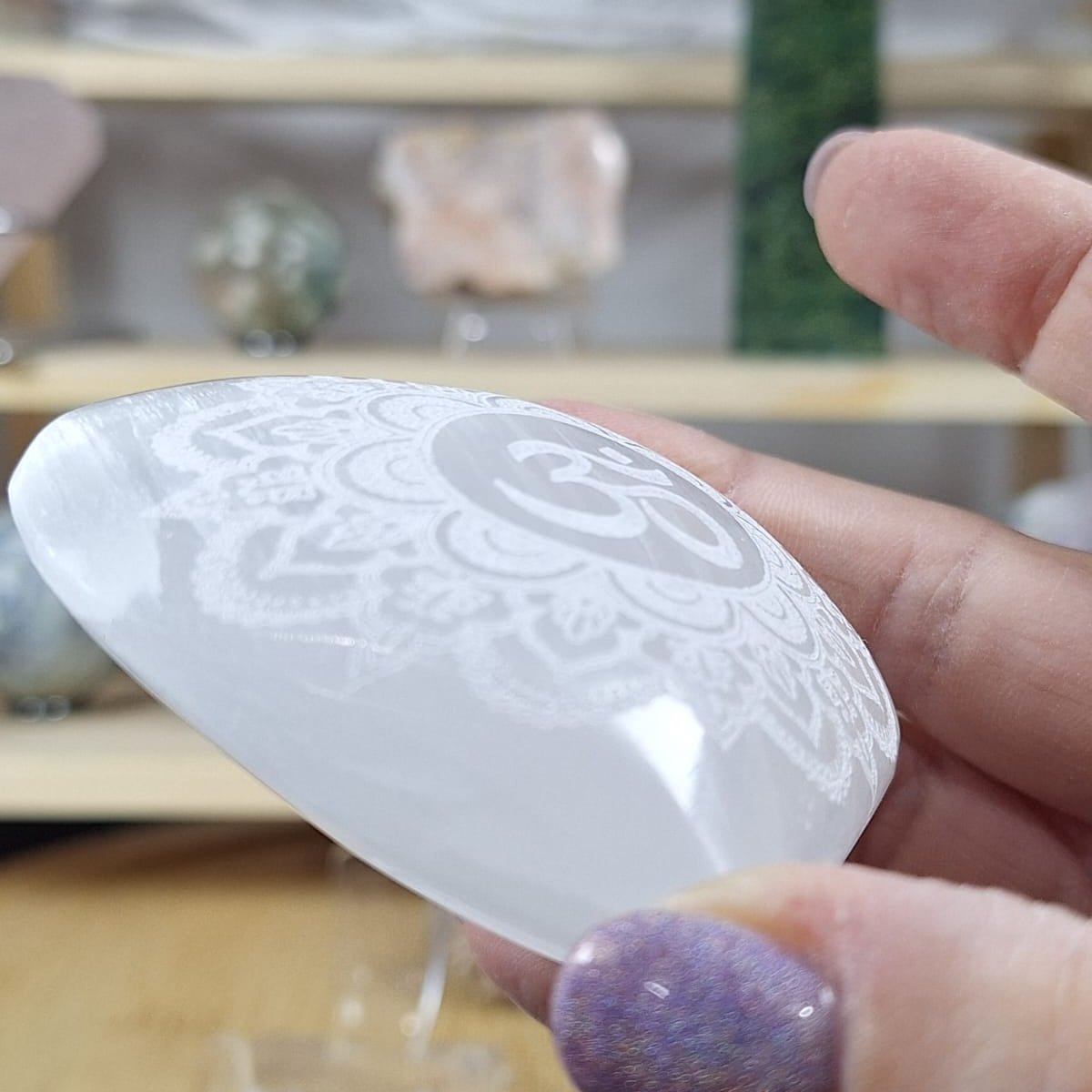 Selenite Heart