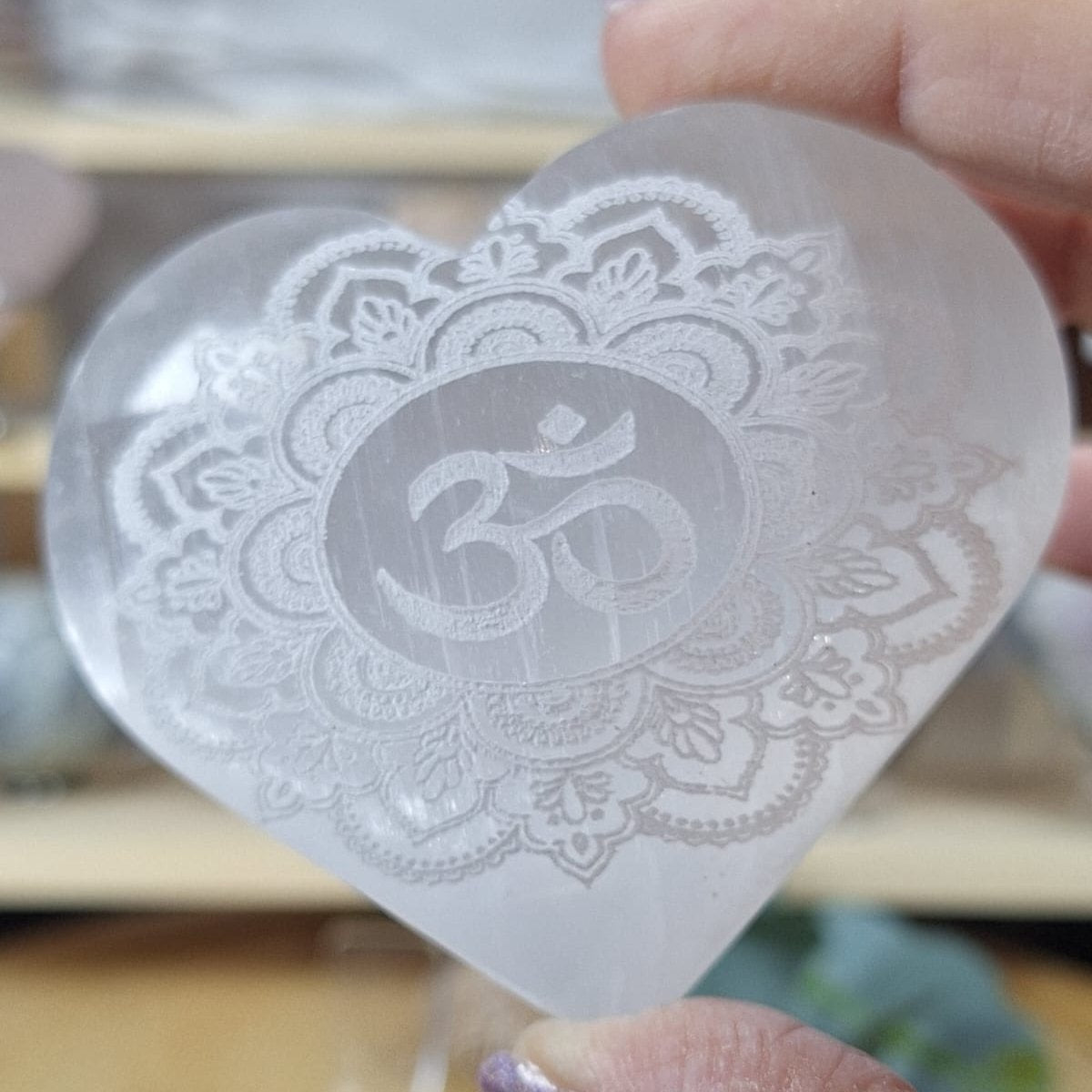 Selenite Heart