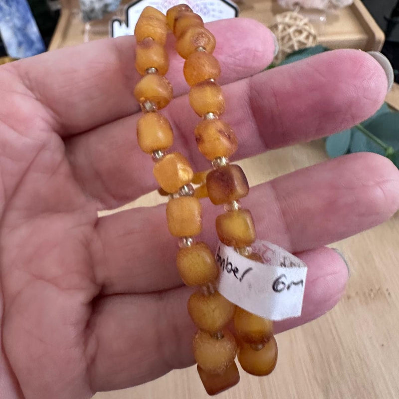 Amber Bracelet 6mm