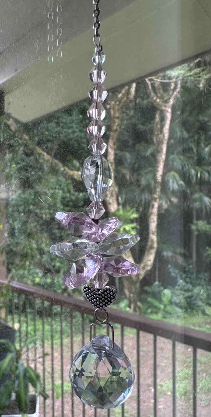 Glass Angel Suncatcher Pendant 