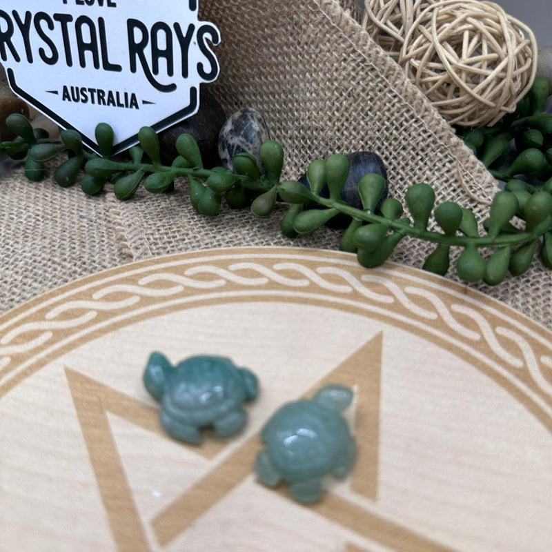 Green Aventurine Turtle Mini