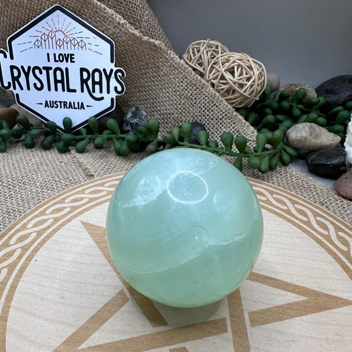 Pistachio Calcite.