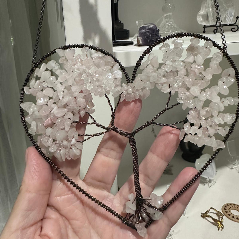 rose quartz hanger