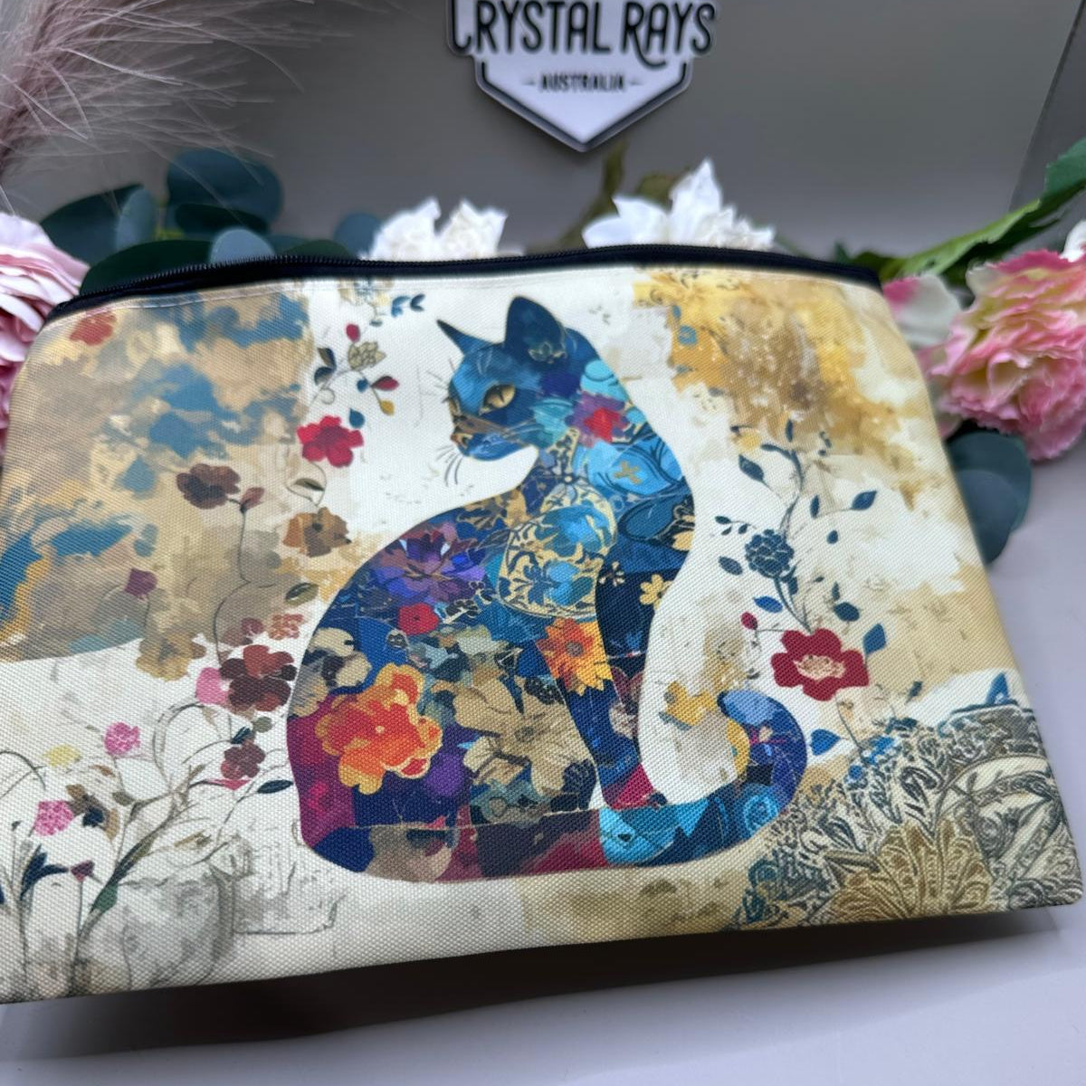 Cat print ~ cosmetic bags