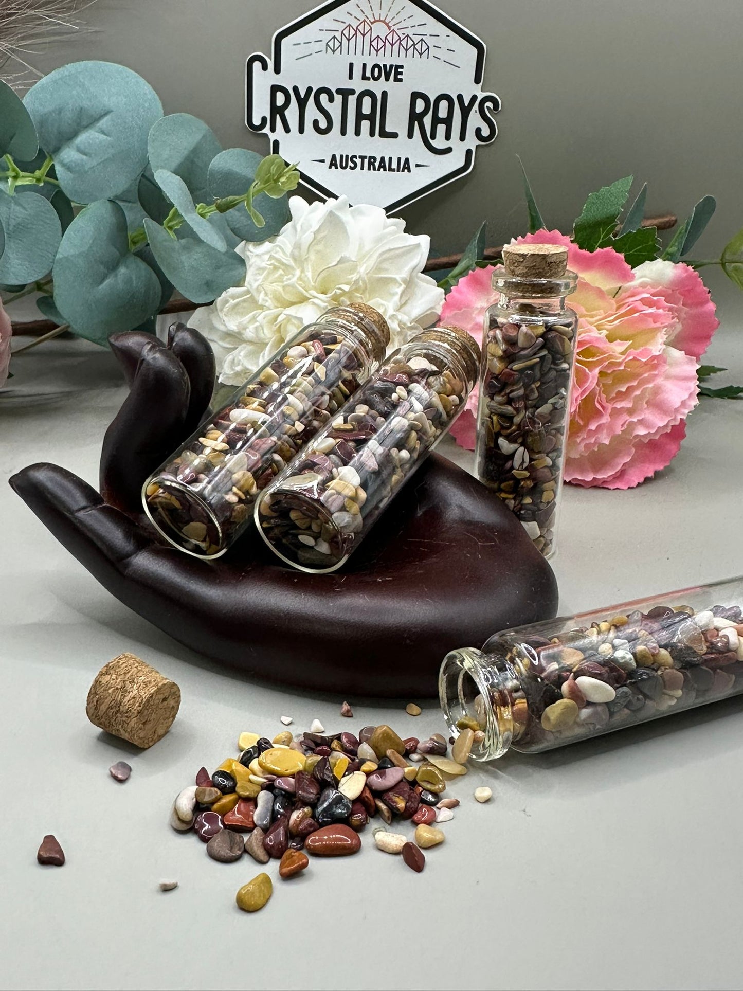 Mookaite Jasper Chip Bottles