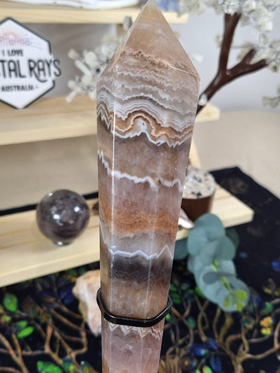 Mexican Agate & Amethyst Wand