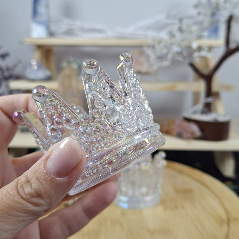 Aura Glass Crown Stand