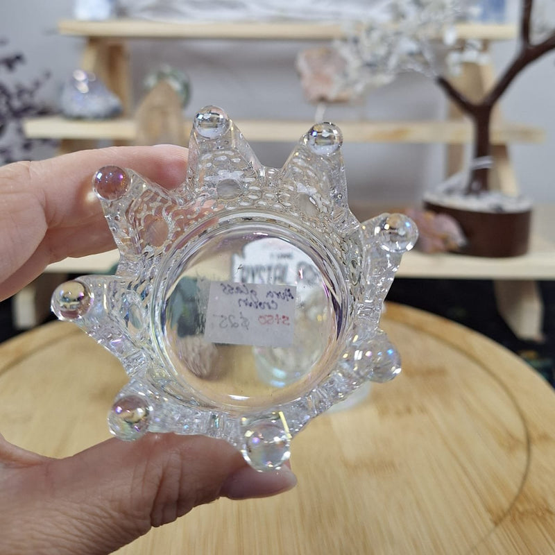 Aura Glass Crown Stand