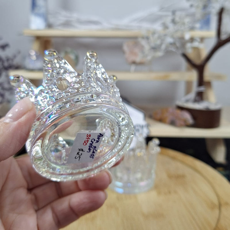 Aura Glass Crown Stand