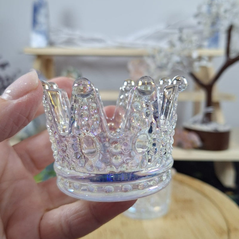 Aura Glass Crown Stand