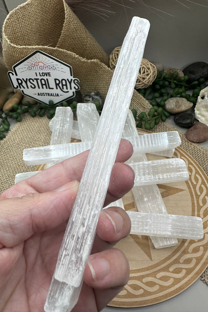 selenite flat stick