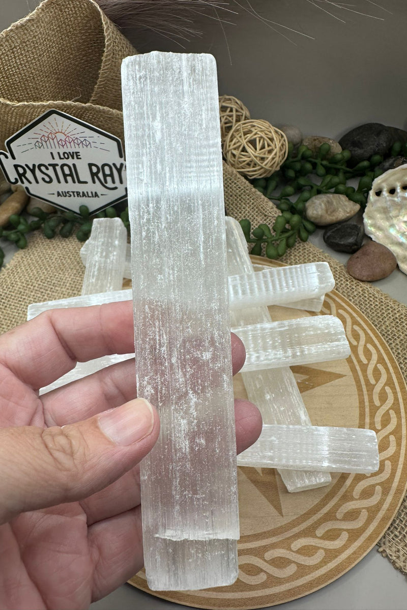 selenite flat stick