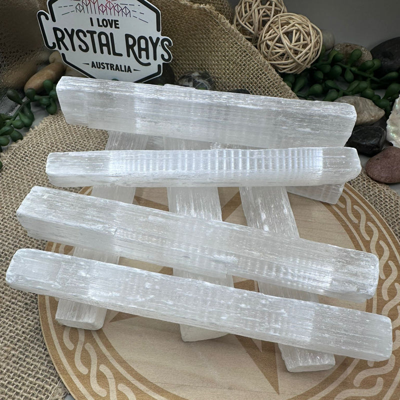 selenite flat stick