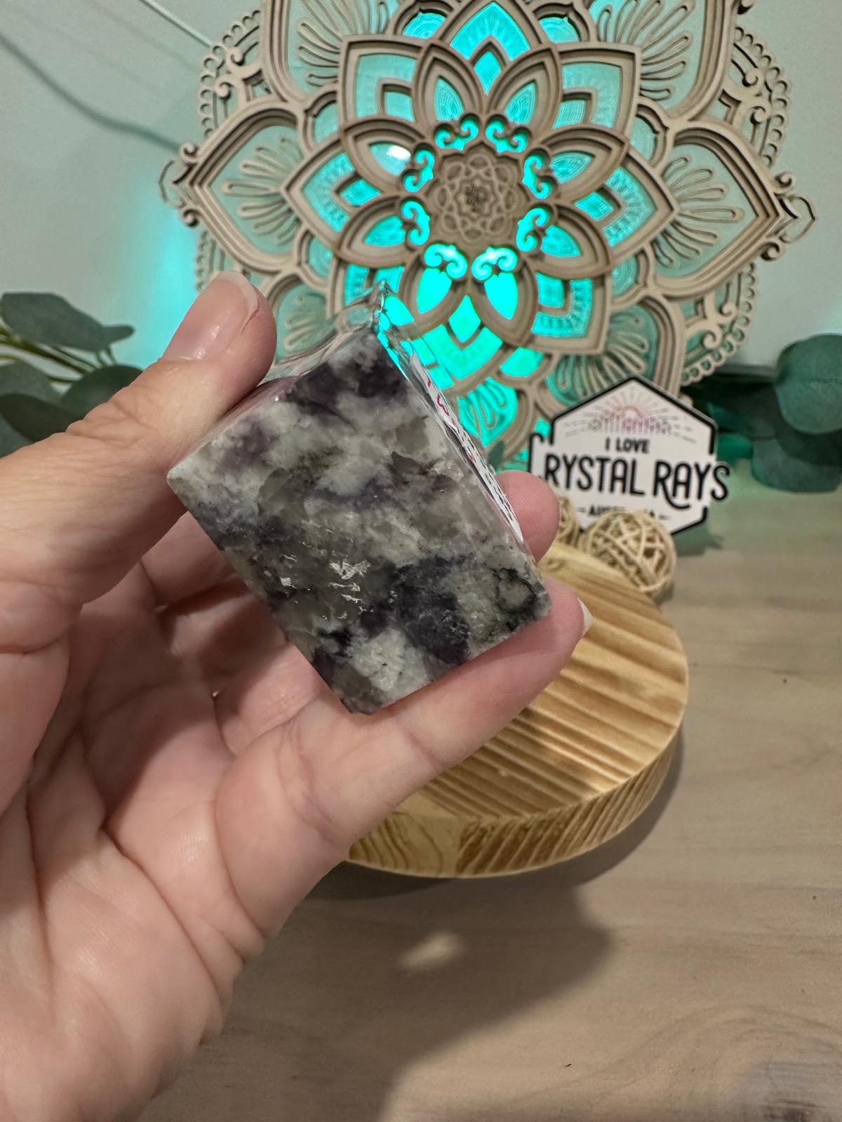 Pink Tourmaline + Mica Tower