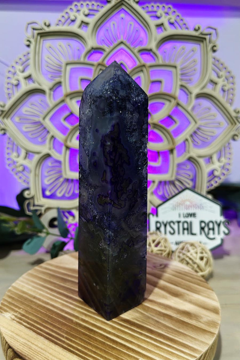 Purple Moss Agate