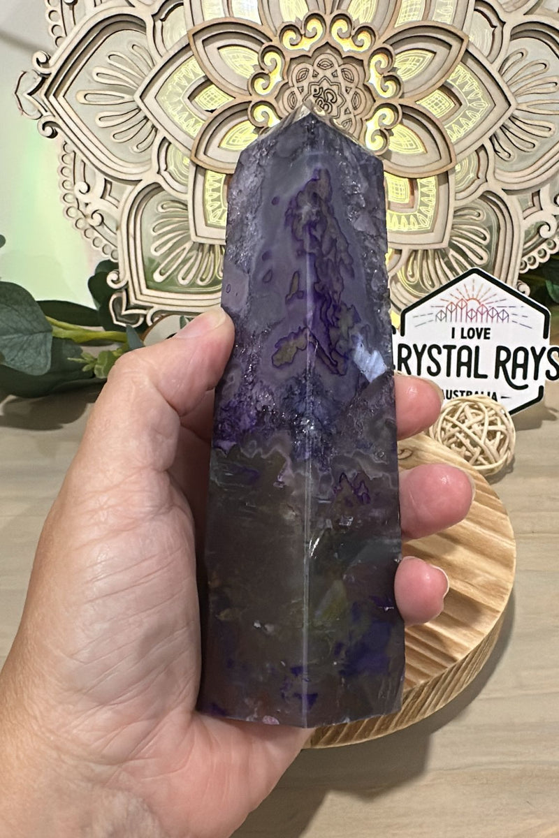 Purple Moss Agate